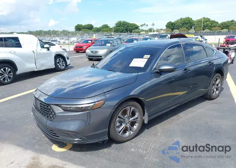 2024 Honda Accord Hybrid Ex-L из США, поврежденный, VIN 1HGCY2F65RA074536